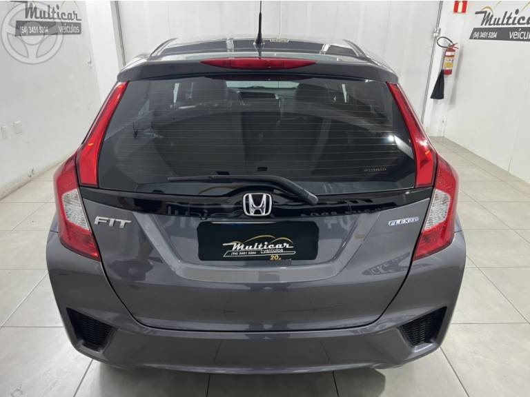 HONDA - FIT 1.5 EXL 16V FLEX 4P AUTOMÁTICO - 2014/2015 - CINZA - R$ 67.900,00
