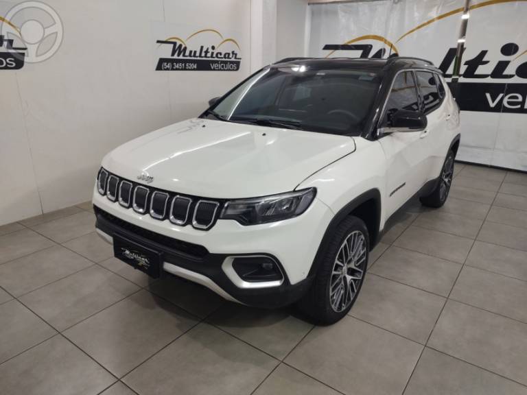 JEEP - COMPASS 2.0 LIMITED TD350 TURBO DIESEL 4X4 4P AUTOMÁTICO - 2022/2022 - BRANCA - R$ 144.900,00
