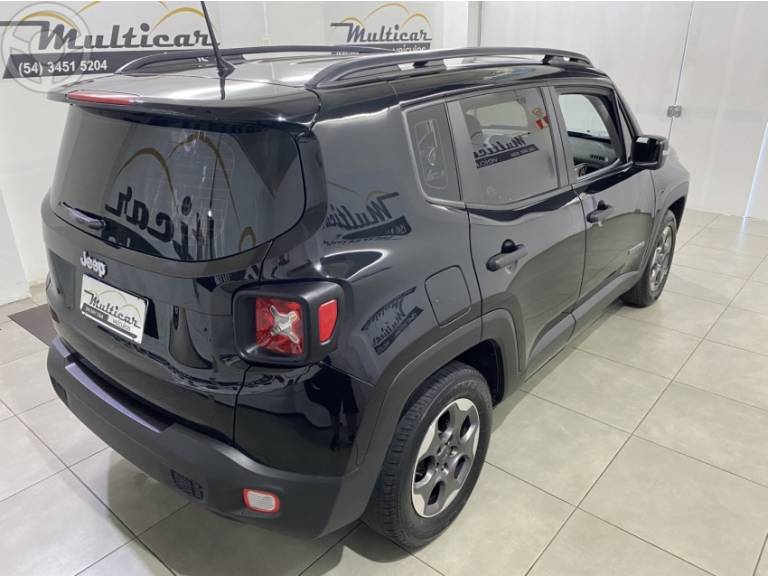 JEEP - RENEGADE 1.8 16V FLEX 4P AUTOMÁTICO - 2017/2018 - PRETA - R$ 71.900,00