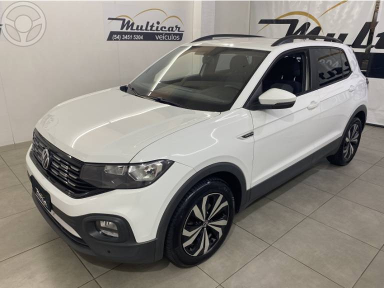 VOLKSWAGEN - T-CROSS 1.0 COMFORTLINE TSI FLEX 4P AUTOMÁTICO - 2021/2022 - BRANCA - R$ 109.900,00