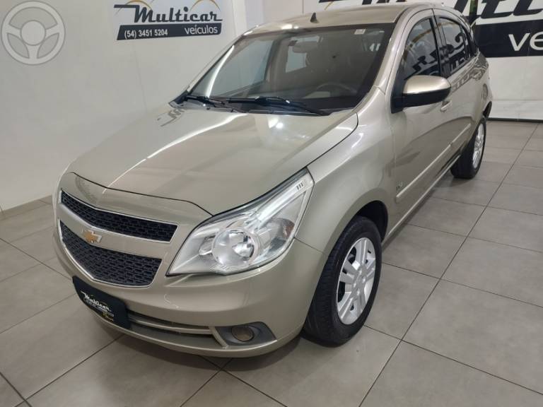 CHEVROLET - AGILE 1.4 MPFI LTZ 8V FLEX 4P MANUAL - 2010/2011 - PRATA - R$ 34.900,00