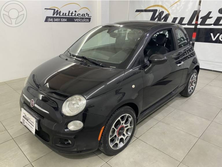 FIAT - 500 1.4 SPORT AIR 16V 2P AUTOMÁTICO - 2012/2012 - PRETA - R$ 49.900,00