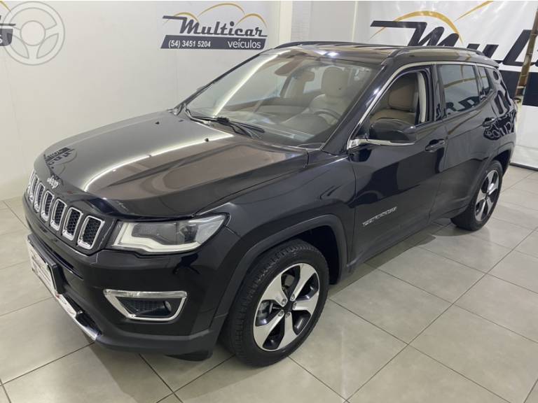 JEEP - COMPASS 2.0 16V FLEX LIMITED AUTOMÁTICO - 2017/2017 - PRETA - R$ 99.900,00