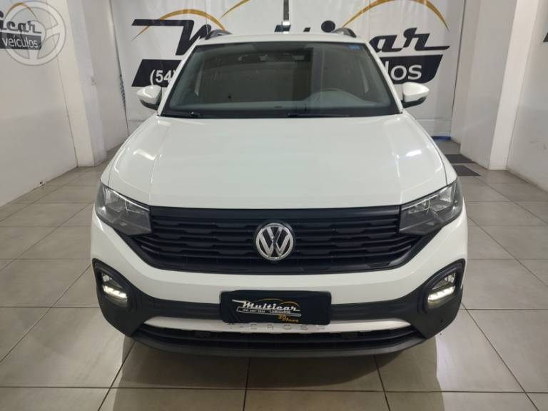 VOLKSWAGEN - T-CROSS 1.0 TSI 12V FLEX 4P AUTOMÁTICO - 2021/2021 - BRANCA - R$ 98.000,00