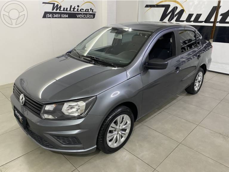 VOLKSWAGEN - VOYAGE 1.6 MSI TOTALFLEX 4P AUTOMÁTICO - 2019/2019 - CINZA - R$ 63.900,00