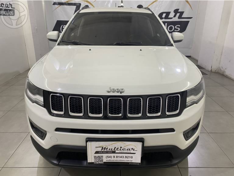 JEEP - COMPASS 2.0 SPORT 4X2 16V 4P AUTOMÁTICO - 2016/2017 - BRANCA - R$ 91.900,00