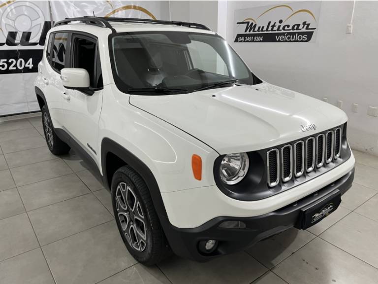 JEEP - RENEGADE 2.0 16V TURBO DIESEL LONGITUDE 4P 4X4 AUTOMÁTICO - 2017/2018 - BRANCA - R$ 88.900,00