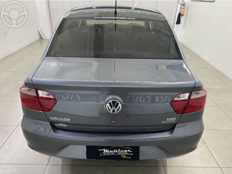 VOLKSWAGEN - VOYAGE 1.6 MSI TOTALFLEX 4P AUTOMÁTICO - 2019/2019 - CINZA - R$ 63.900,00