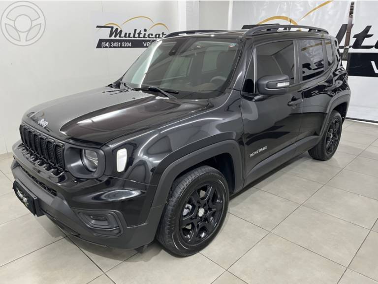 JEEP - RENEGADE 1.3 SPORT T270 16V TURBO FLEX 4P AUTOMÁTICO - 2022/2022 - PRETA - R$ 102.900,00