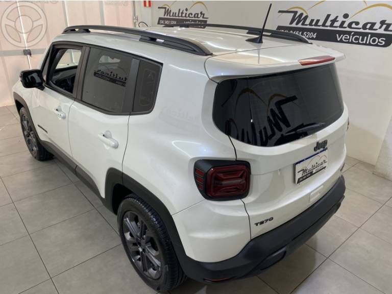 JEEP - RENEGADE 1.3 LONGITUDE T270 16V TURBO FLEX 4P AUTOMÁTICO - 2023/2024 - BRANCA - R$ 137.500,00