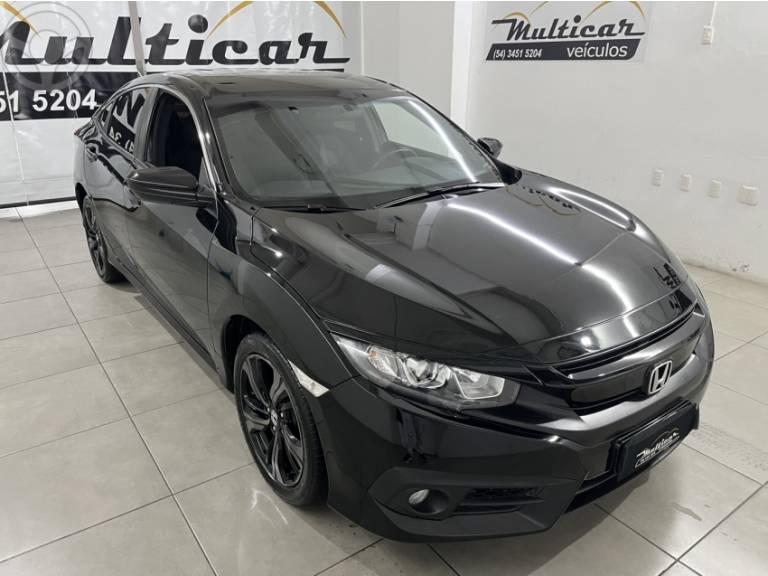 HONDA - CIVIC 2.0 16V FLEXONE SPORT 4P CVT - 2019/2019 - PRETA - R$ 107.900,00