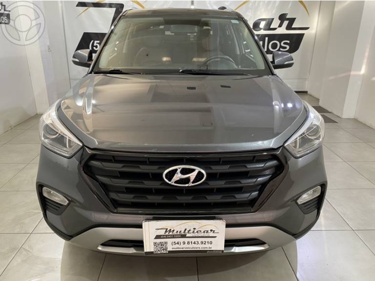 HYUNDAI - CRETA 2.0 16V FLEX PRESTIGE AUTOMÁTICO - 2019/2019 - CINZA - R$ 96.900,00