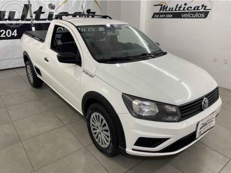 VOLKSWAGEN - SAVEIRO 1.6 MSI ROBUST CS 8V FLEX 2P MANUAL - 2019/2020 - BRANCA - R$ 59.900,00