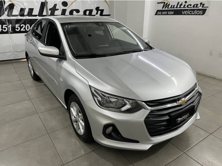 CHEVROLET - ONIX 1.0 LTZ 8V TURBO FLEX 4P AUTOMÁTICO - 2019/2020 - PRATA - R$ 74.500,00