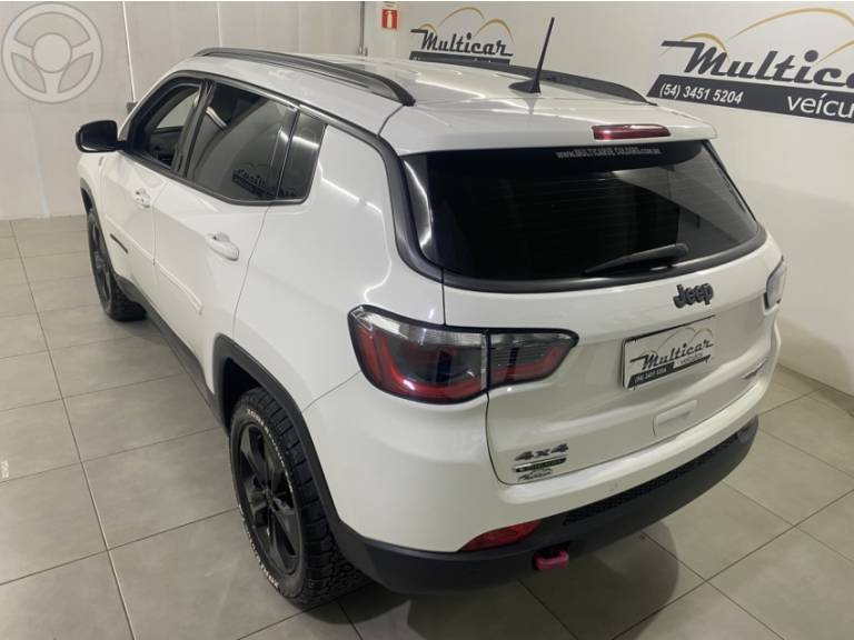 JEEP - COMPASS 2.0 16V DIESEL TRAILHAWK 4X4 AUTOMÁTICO - 2018/2018 - BRANCA - R$ 118.900,00