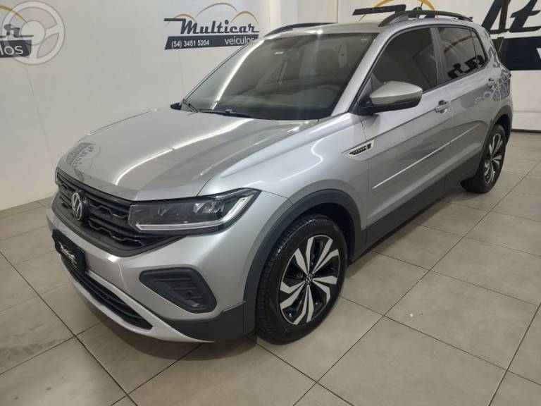 VOLKSWAGEN - T-CROSS 1.0 TSI 12V FLEX 4P AUTOMÁTICO - 2024/2025 - PRATA - R$ 136.500,00