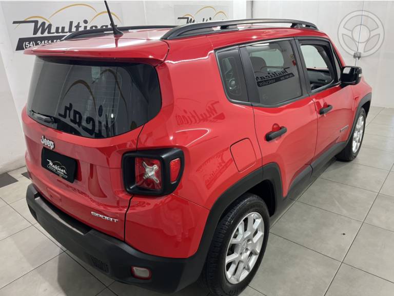 JEEP - RENEGADE 1.8 16V FLEX SPORT 4P AUTOMÁTICO - 2018/2019 - VERMELHA - R$ 70.500,00