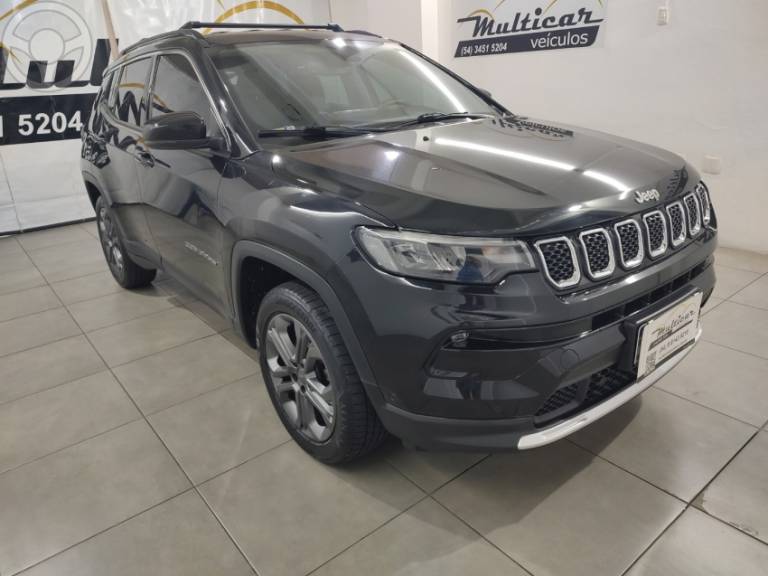 JEEP - COMPASS 1.3 LONGITUDE T270 16V TURBO 4X2 FLEX 4P AUTOMÁTICO - 2023/2023 - PRETA - R$ 131.900,00