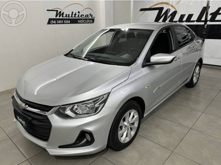CHEVROLET - ONIX 1.0 LTZ 8V TURBO FLEX 4P AUTOMÁTICO - 2019/2020 - PRATA - R$ 74.500,00