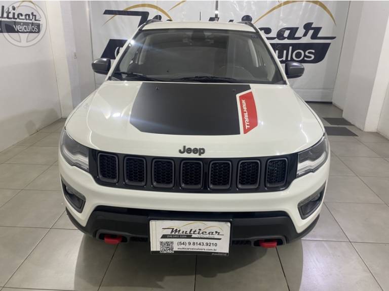 JEEP - COMPASS 2.0 16V DIESEL TRAILHAWK 4X4 AUTOMÁTICO - 2018/2018 - BRANCA - R$ 118.900,00