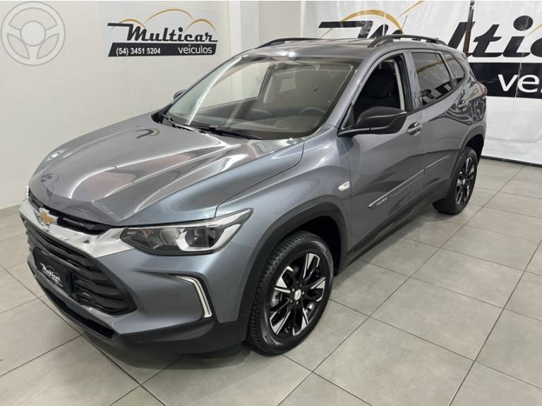 CHEVROLET - TRACKER 1.0 12V TURBO FLEX 4P AUTOMÁTICO - 2022/2022 - CINZA - R$ 95.500,00