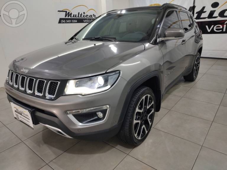 JEEP - COMPASS 2.0 16V DIESEL LIMITED 4X4 AUTOMÁTICO - 2019/2020 - CINZA - R$ 132.900,00