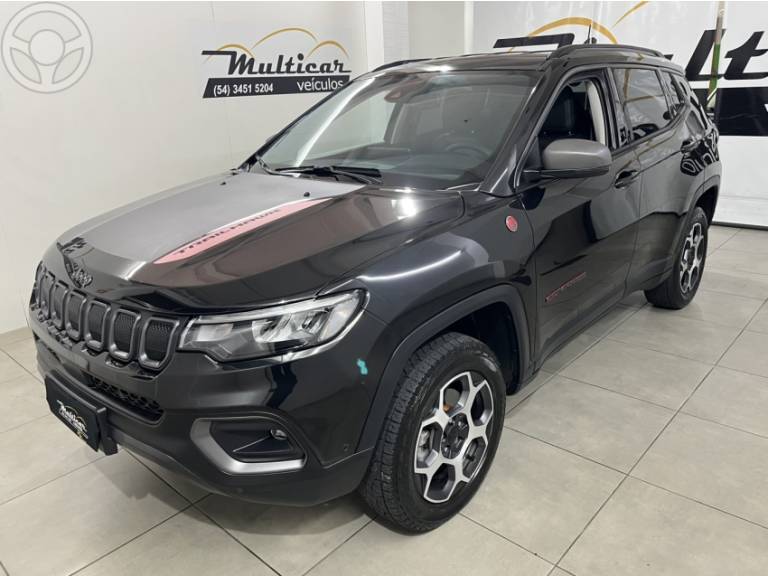 JEEP - COMPASS 2.0 TRAILHAWK TD350 TURBO DIESEL 4X4 4P AUTOMÁTICO - 2022/2022 - PRETA - R$ 149.900,00