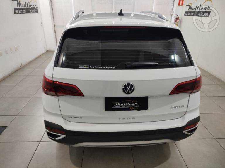 VOLKSWAGEN - TAOS 1.4 16V HIGHLINE TSI FLEX 4P AUTOMÁTICO - 2024/2024 - BRANCA - R$ 174.000,00