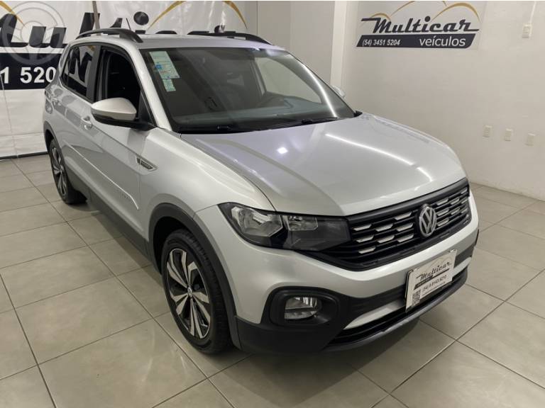 VOLKSWAGEN - T-CROSS 1.0 TSI 12V FLEX 4P AUTOMÁTICO - 2021/2021 - PRATA - R$ 102.900,00