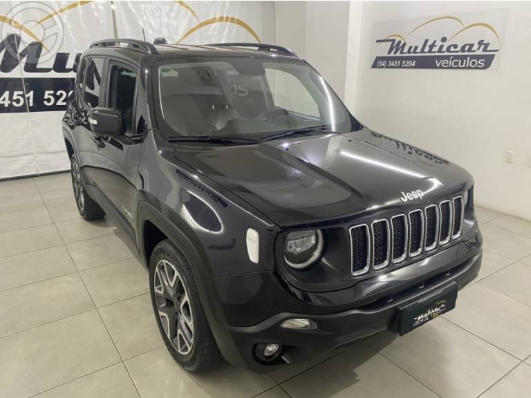 JEEP - RENEGADE 2.0 16V TURBO DIESEL LONGITUDE 4P 4X4 AUTOMÁTICO - 2020/2021 - PRETA - R$ 109.900,00