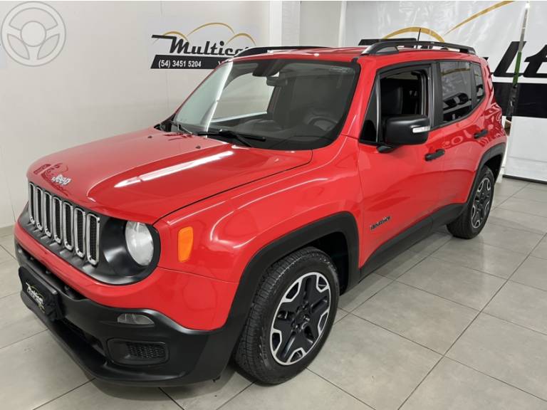 JEEP - RENEGADE 1.8 16V FLEX 4P AUTOMÁTICO - 2017/2017 - VERMELHA - R$ 69.900,00