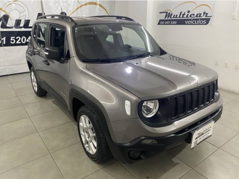 JEEP - RENEGADE 1.8 16V FLEX SPORT 4P AUTOMÁTICO - 2019/2019 - CINZA - R$ 78.900,00