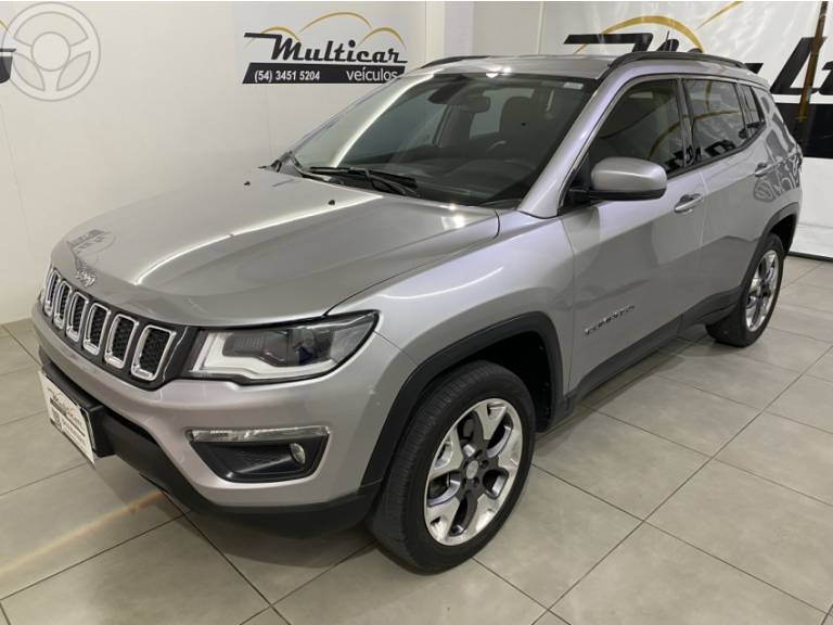 JEEP - COMPASS 2.0 16V DIESEL LONGITUDE 4X4 AUTOMÁTICO - 2019/2019 - CINZA - R$ 122.000,00