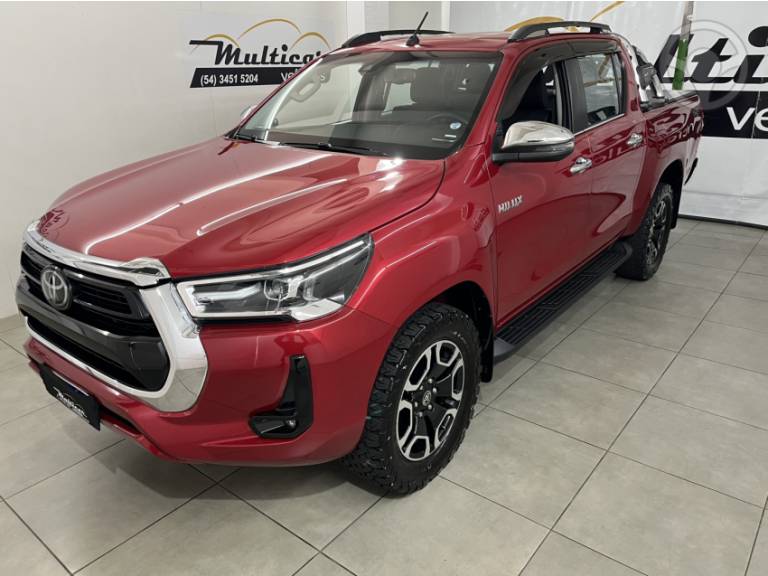 TOYOTA - HILUX 2.8 SRX 4X4 CD 16V DIESEL 4P AUTOMÁTICO - 2020/2021 - VERMELHA - R$ 239.900,00