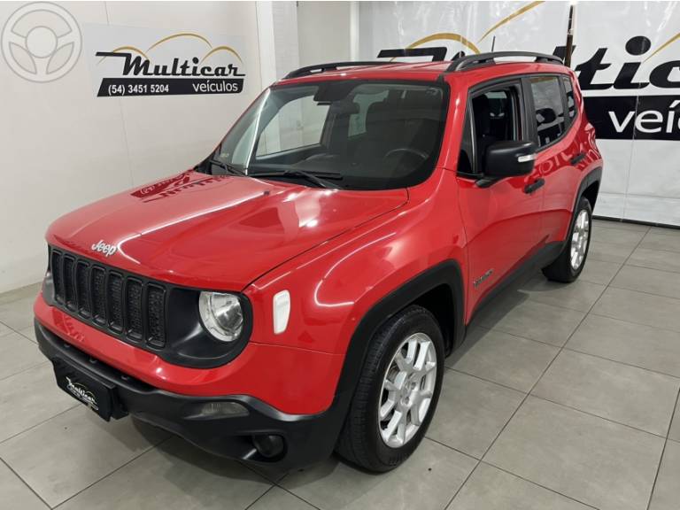 JEEP - RENEGADE 1.8 16V FLEX SPORT 4P AUTOMÁTICO - 2018/2019 - VERMELHA - R$ 72.500,00