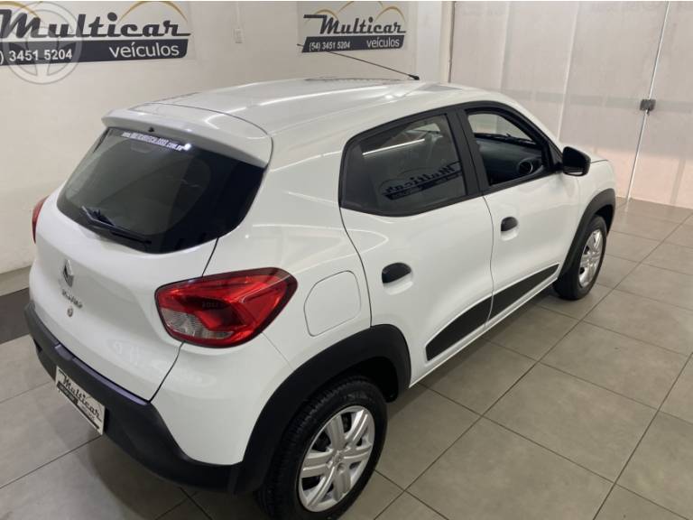 RENAULT - KWID 1.0 12V SCE FLEX ZEN MANUAL - 2021/2022 - BRANCA - R$ 49.500,00