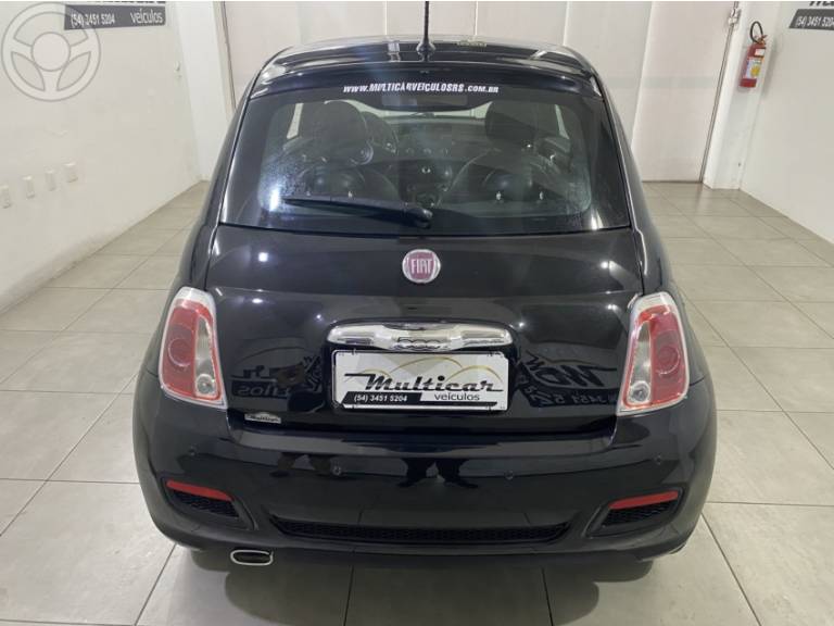 FIAT - 500 1.4 SPORT AIR 16V 2P AUTOMÁTICO - 2012/2012 - PRETA - R$ 49.900,00