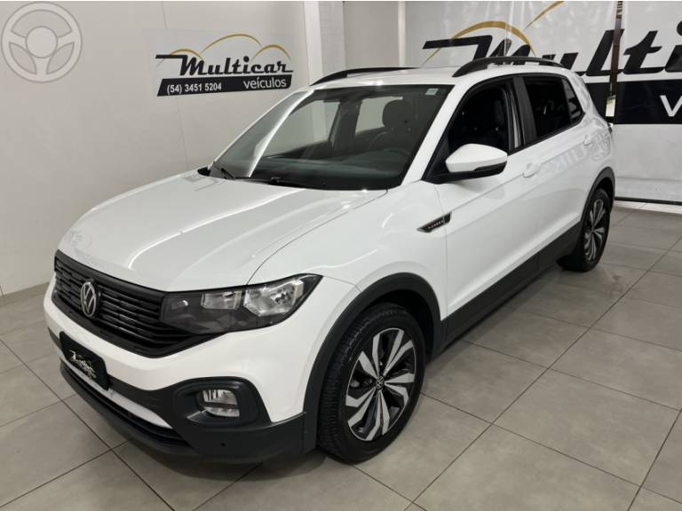 VOLKSWAGEN - T-CROSS 1.0 TSI 12V FLEX 4P AUTOMÁTICO - 2022/2022 - BRANCA - R$ 101.000,00