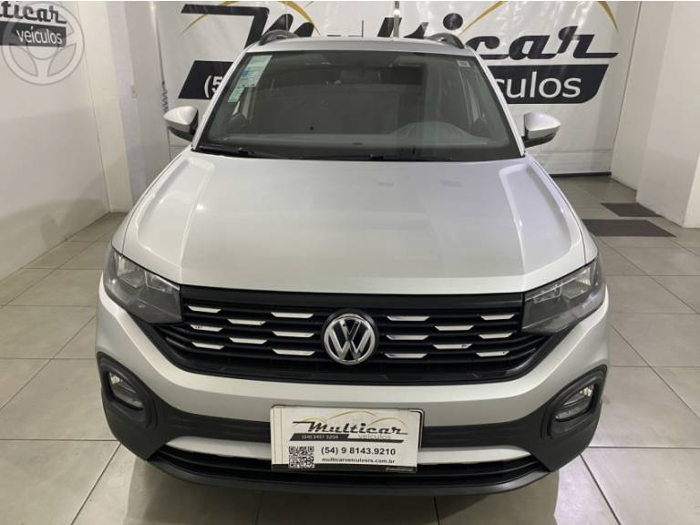 VOLKSWAGEN - T-CROSS 1.0 TSI 12V FLEX 4P AUTOMÁTICO - 2021/2021 - PRATA - R$ 102.900,00