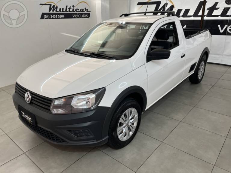 VOLKSWAGEN - SAVEIRO 1.6 MSI ROBUST CS 8V FLEX 2P MANUAL - 2021/2022 - BRANCA - R$ 64.900,00