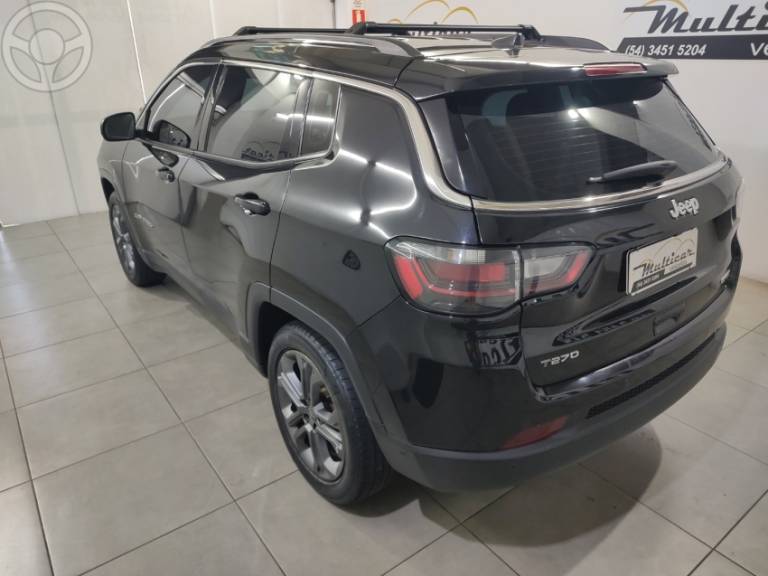 JEEP - COMPASS 1.3 LONGITUDE T270 16V TURBO 4X2 FLEX 4P AUTOMÁTICO - 2023/2023 - PRETA - R$ 125.000,00