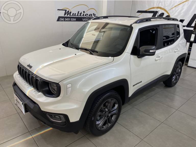 JEEP - RENEGADE 1.3 LONGITUDE T270 16V TURBO FLEX 4P AUTOMÁTICO - 2023/2024 - BRANCA - R$ 137.500,00