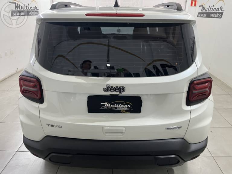 JEEP - RENEGADE 1.3 LONGITUDE T270 16V TURBO FLEX 4P AUTOMÁTICO - 2024/2025 - BRANCA - R$ 136.500,00