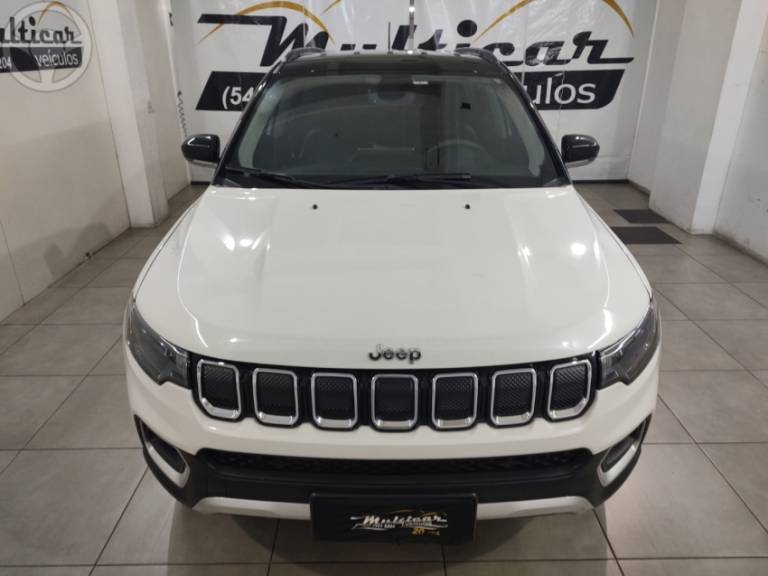 JEEP - COMPASS 2.0 LIMITED TD350 TURBO DIESEL 4X4 4P AUTOMÁTICO - 2022/2022 - BRANCA - R$ 144.900,00