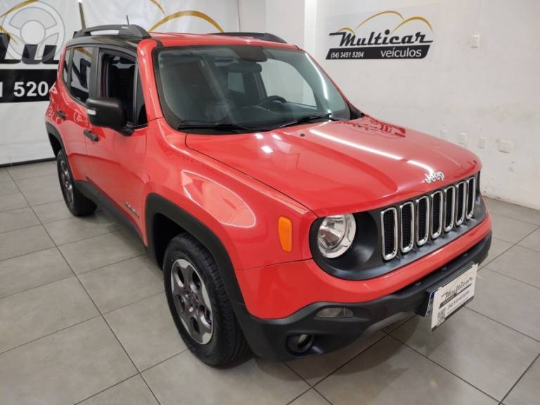 JEEP - RENEGADE 1.8 LONGITUDE 16V DIESEL 4P AUTOMÁTICO - 2015/2016 - VERMELHA - R$ 83.900,00