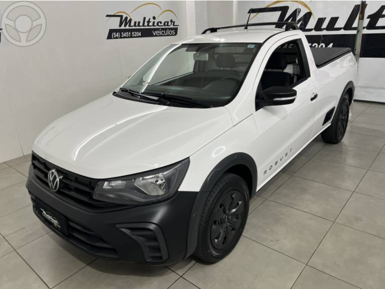 VOLKSWAGEN - SAVEIRO 1.6 MSI ROBUST CS 8V FLEX 2P MANUAL - 2024/2024 - BRANCA - R$ 80.900,00