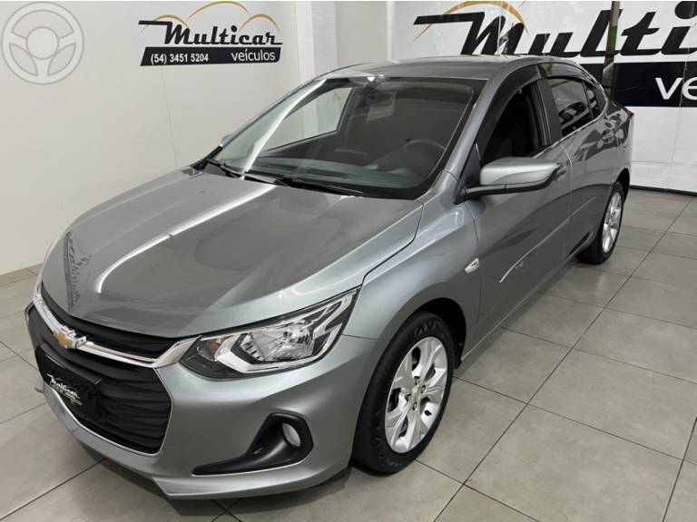 CHEVROLET - ONIX 1.0 LTZ 12V TURBO FLEX 4P AUTOMÁTICO - 2024/2024 - CINZA - R$ 88.900,00