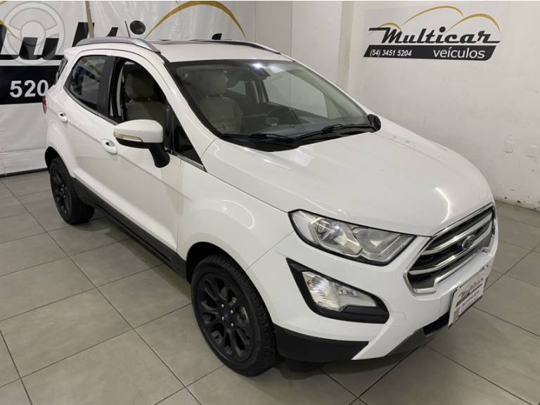 FORD - ECOSPORT 1.5 TITANIUM 16V FLEX 4P AUTOMÁTICO - 2019/2020 - BRANCA - R$ 84.900,00