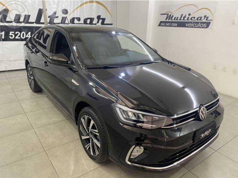 VOLKSWAGEN - VIRTUS 1.0 200 TSI HIGHLINE AUTOMÁTICO - 2023/2024 - PRETA - R$ 121.500,00