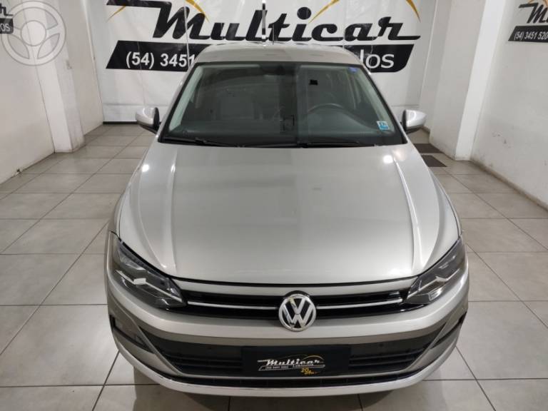 VOLKSWAGEN - VIRTUS 1.0 200 TSI HIGHLINE AUTOMÁTICO - 2018/2019 - PRATA - R$ 87.900,00